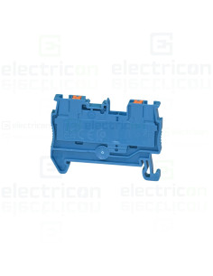 Clemă de derivație Clema șir, 2 conexiuni, 2.5mm2, albastru, PT 2,5 BU Phoenix Contact, 3209523 – montaj rapid și sigur în aplic