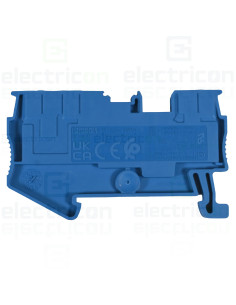 Clemă de derivație 5 mm² Clema șir, de trecere, cu capac, 3 conexiuni, 2,5 mm²,albastru, PT 2,5 TWIN BU, Phoenix Contact, 320955 2