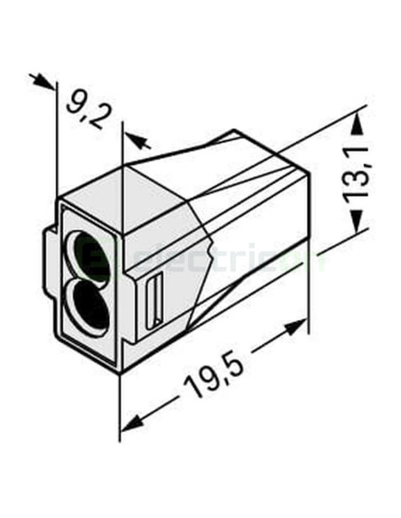 Conector Wago Conector, clemă rapidă, PUSH WIRE, 2 conexiuni, Wago, 773-602 – montaj rapid și sigur în aplicații electrice diver
