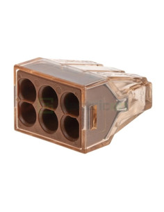 Conector Wago Conector, clemă rapidă, PUSH WIRE, 6 conexiuni, Wago, 773-606 – montaj rapid și sigur în aplicații electrice diver