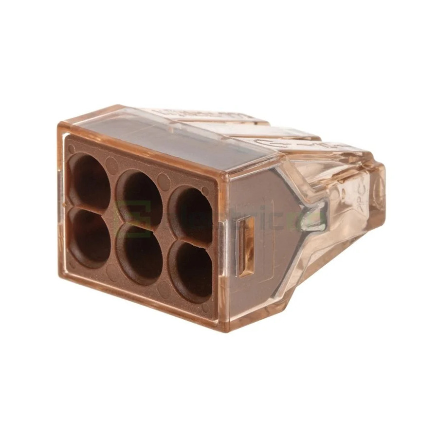 Conector Wago Conector, clemă rapidă, PUSH WIRE, 6 conexiuni, Wago, 773-606 – montaj rapid și sigur în aplicații electrice diver