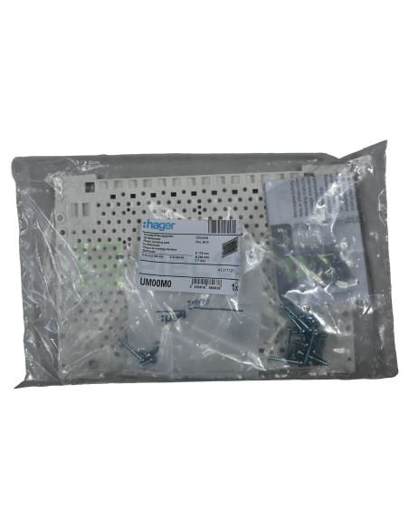 Panou de montaj din plastic 175x250mm pentru tablouri FWU și FWB Hager, UM00M0 - Electricon.ro