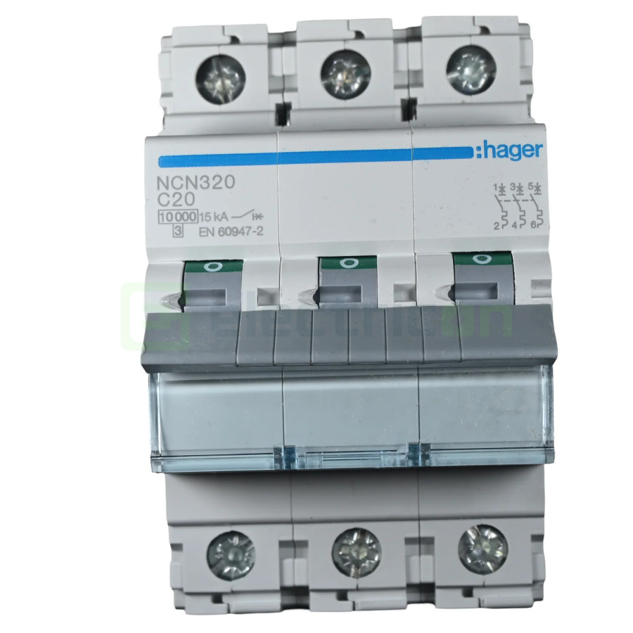 Disjunctor MCB C20A Hager 3P