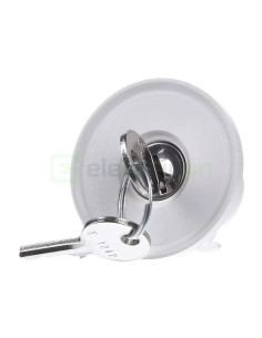 Încuietoare cu 2 chei pentru tablouri Hager Univers seria FWB, FZ597N - Electricon.ro