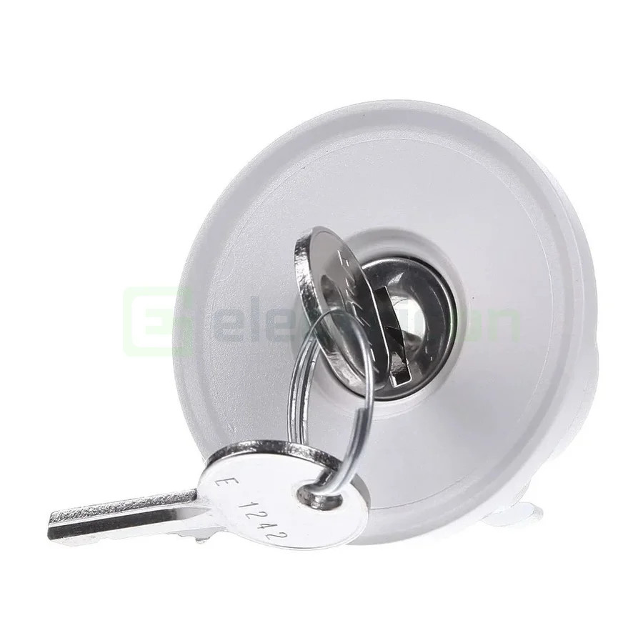 Încuietoare cu 2 chei pentru tablouri Hager Univers seria FWB, FZ597N - Electricon.ro