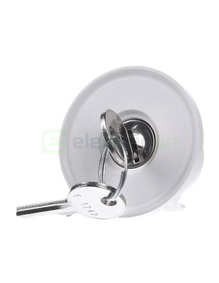 Încuietoare cu 2 chei pentru tablouri Hager Univers seria FWB, FZ597N - Electricon.ro