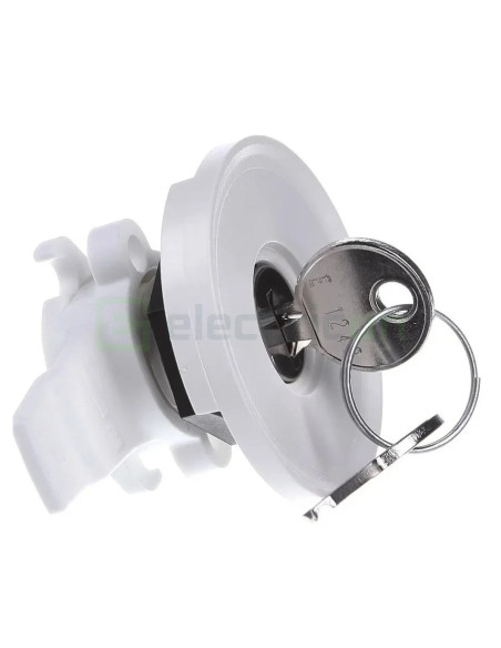 Încuietoare cu 2 chei pentru tablouri Hager Univers seria FWB, FZ597N - Electricon.ro