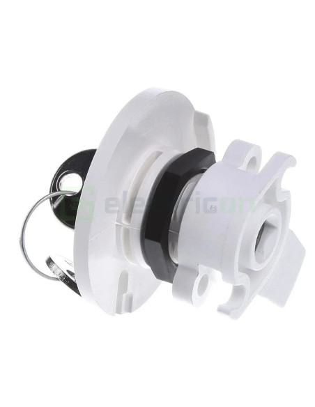 Încuietoare cu 2 chei pentru tablouri Hager Univers seria FWB, FZ597N - Electricon.ro