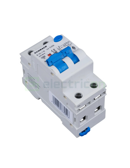 Disjunctor RCBO 16A 30mA Schrack 1P+N