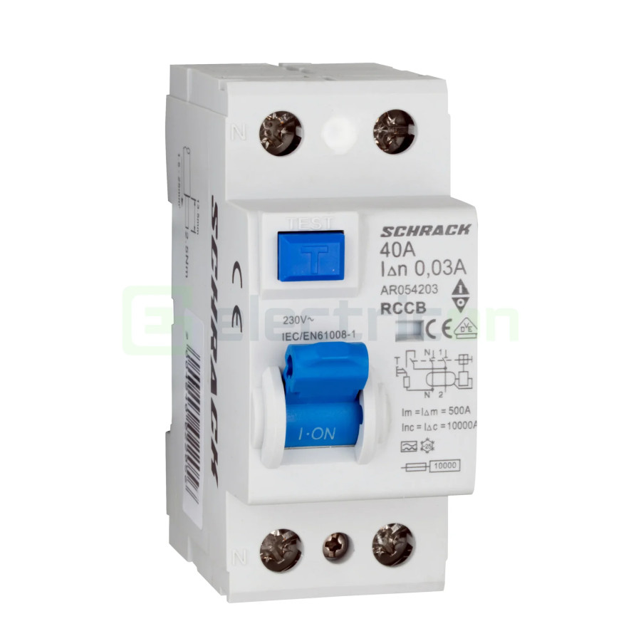 Intreruptor RCCB 40A/30mA Schrack - AR054203