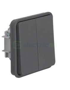 hager-intrerupator-dublu-gri