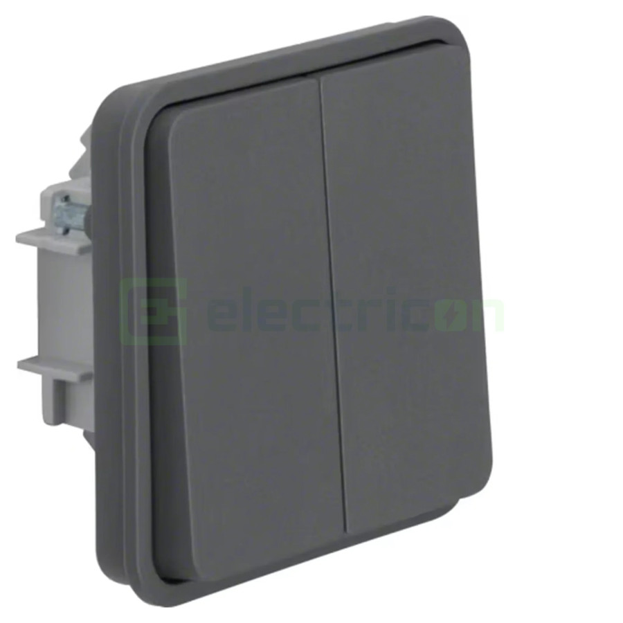 hager-intrerupator-dublu-gri