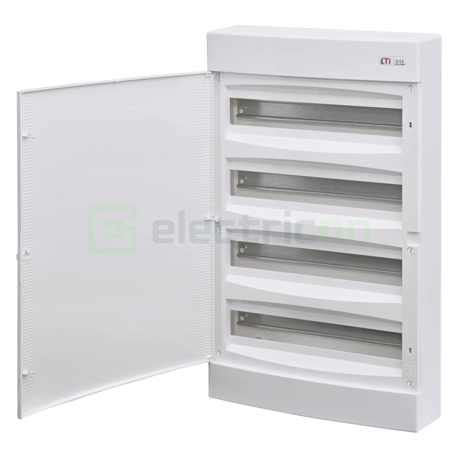 Tablou sigurante, 4x18, 72 module, aplicat, IP40, usa alba, ETI,001100271 - Electricon.ro