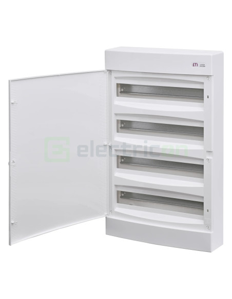 Tablou sigurante, 4x18, 72 module, aplicat, IP40, usa alba, ETI,001100271 - Electricon.ro
