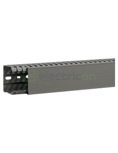 Canal cablu pieptene, BA7A 60x60mm PVC gri, Hager,BA7A60060 - Electricon.ro