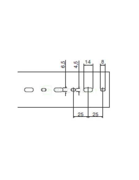 Canal cablu pieptene, BA7A 60x60mm PVC gri, Hager,BA7A60060 - Electricon.ro
