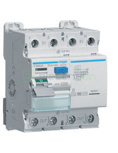 Intreruptor RCCB 63A/100mA Hager - CEB663E