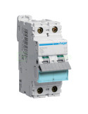 MCB - Siguranță automată - disjunctor - curba C 16A 10kA 2P 2M Hager NCN216
