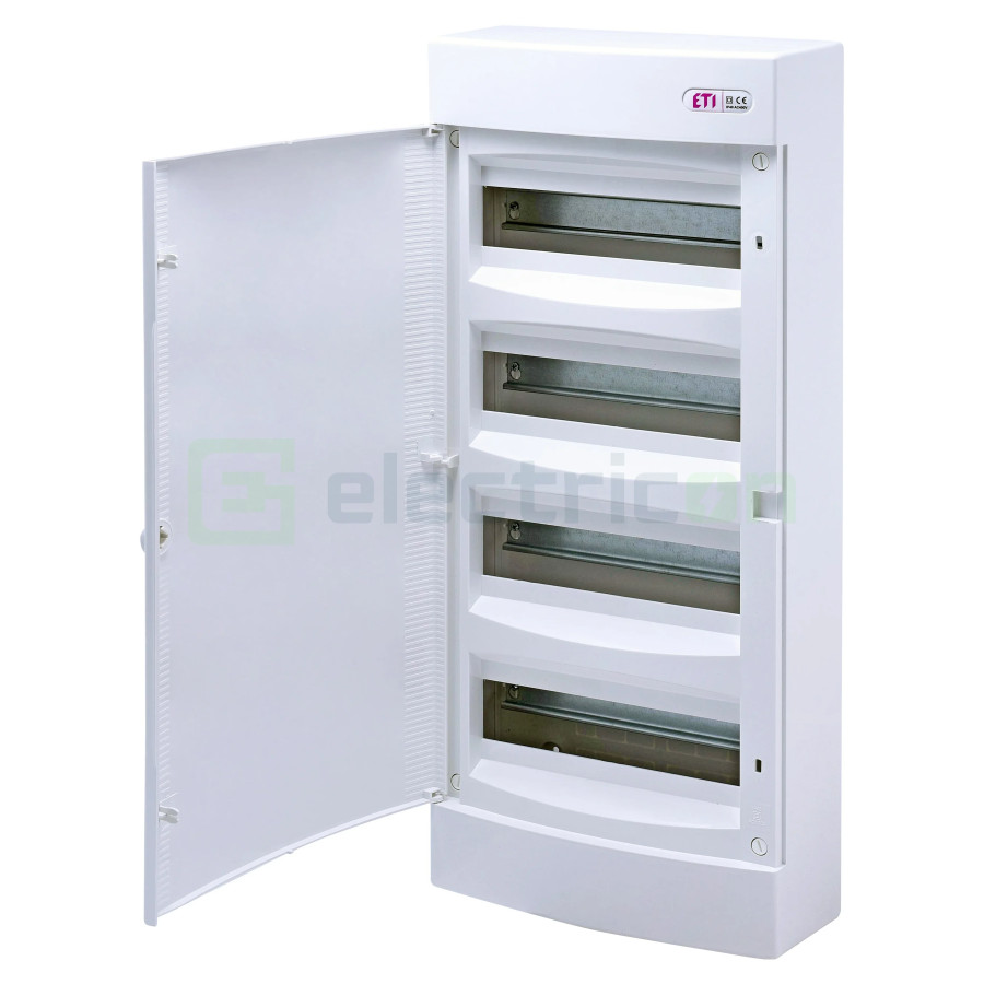 Tablou sigurante, 4x12, 48 module, aplicat, IP40, usa alba, ETI, 001101021 - Electricon.ro