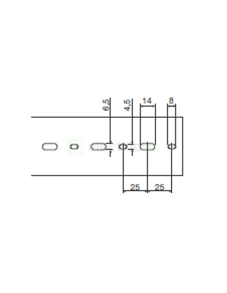 Canal cablu pieptene, BA7A 60x100mm PVC gri, Hager,BA7A100060 - Electricon.ro