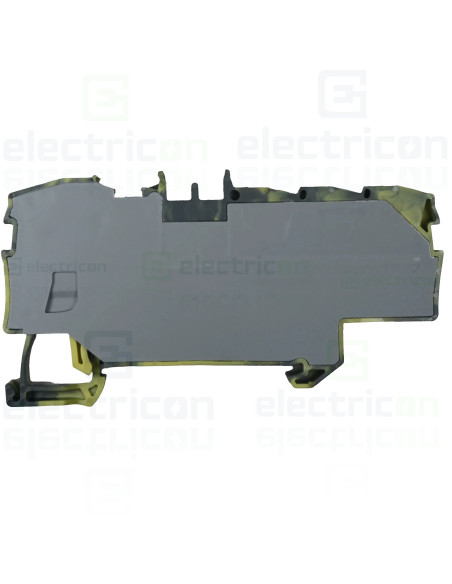 Conector Wago Clema sir derivatie 1×6 mmp, 6×1,5 mmp. cu capac gri-galben, Wago, 2006-8031/000-053 – montaj rapid și sigur în ap