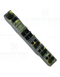 Conector Wago Clema sir derivatie 1×6 mmp, 6×1,5 mmp. cu capac gri-galben, Wago, 2006-8031/000-053 – montaj rapid și sigur în ap 2