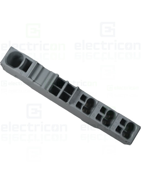 Conector Wago 6 mm² Clema sir derivatie 1×6 mm², 6×1,5 mm² . cu capac gri, Wago, 2006-8031 – montaj rapid și sigur în aplicații 