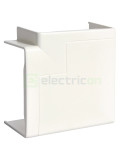 Colț - plan (derivație) - Tehalit GBD50085 - 50x85 mm - alb - interior - Hager - GBD5008559016