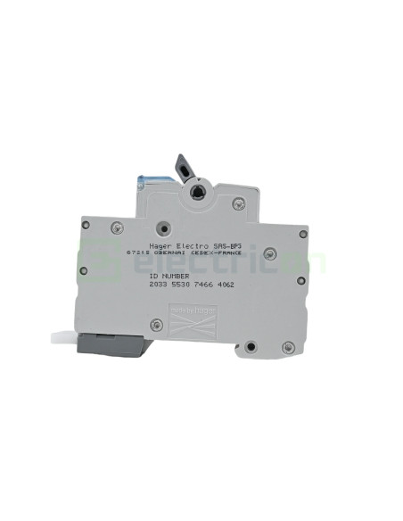 MCB - Siguranță automată - disjunctor - curba B 25A 6kA 1P+N 1M Hager MKN525
