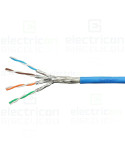 Cablu rețea - internet tip Cat 7 S/FTP 0.26 mm² LS0H albastru rolă - Schrack HSKP423HP9