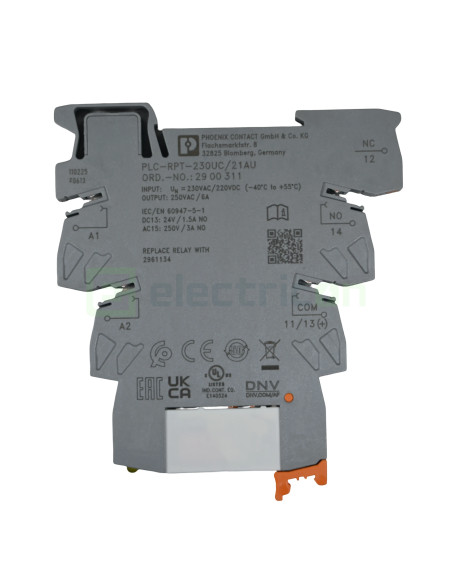 Modul releu, 230VAC/220VDC, 1 contact, PLC-RPT-230UC/21AU, Phoenix Contact, 2900311