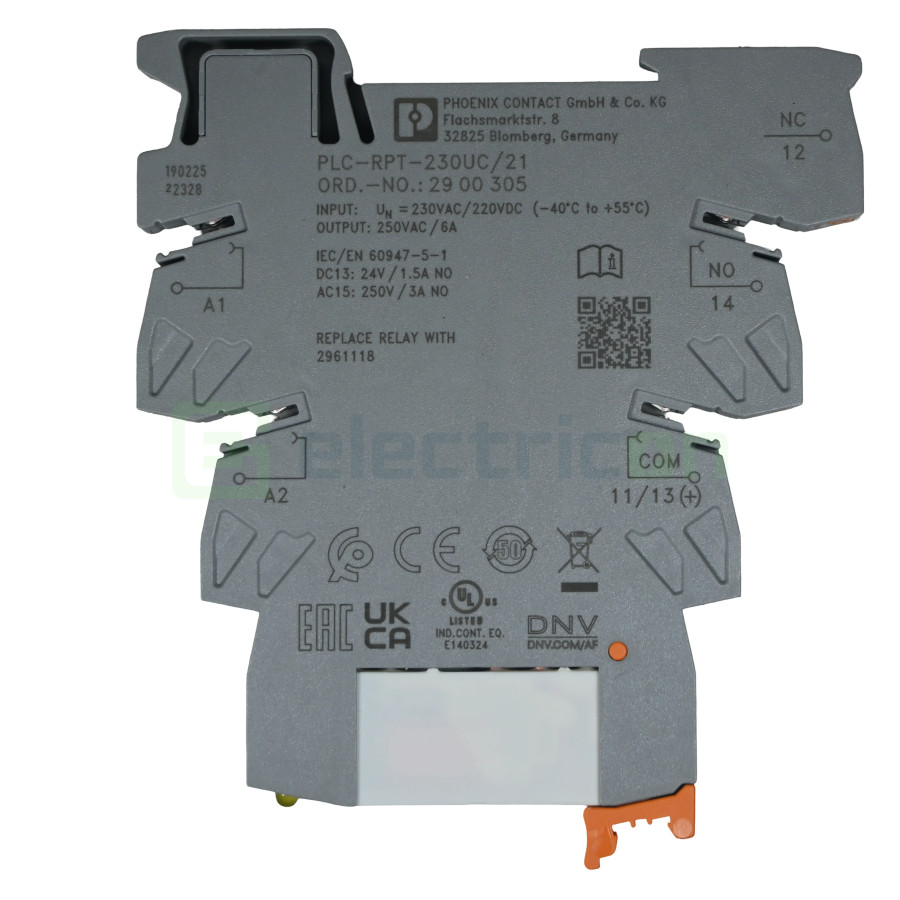 Modul releu, 230VAC/220VDC, 1 contact, PLC-RPT-230UC/21, Phoenix Contact, 2900305
