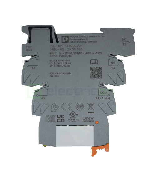 Modul releu, 230VAC/220VDC, 1 contact, PLC-RPT-230UC/21, Phoenix Contact, 2900305