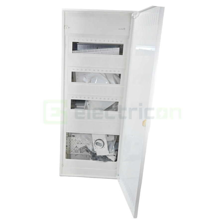 Tablou combo, aparent, 60 module, IP30, Hager Volta