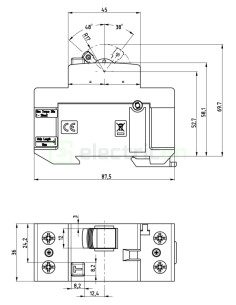 Intreruptor RCCB 63A/300mA ETI - 002061133 2