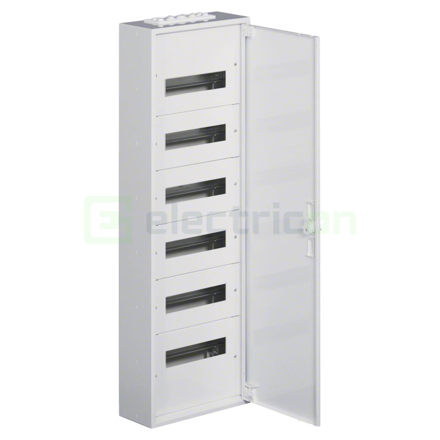 Tablou electric metalic, 72 module 6x12, aplicat cu plastroane, IP30, Hager, FW612W - Electricon.ro