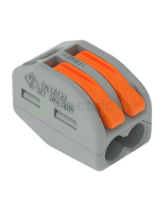 Conector Wago 4 mm² Clema de legatură pentru fir lițat, 2x0.08 -4 mm², Wago, 222-412 – montaj rapid și sigur în aplicații electr