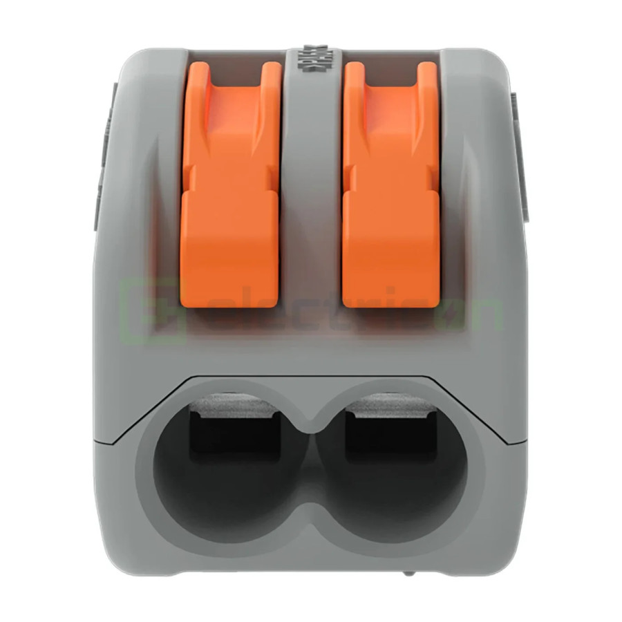 Conector Wago 4 mm² Clema de legatură pentru fir lițat, 2x0.08 -4 mm², Wago, 222-412 – montaj rapid și sigur în aplicații electr