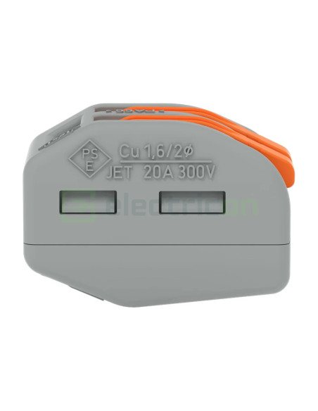 Conector Wago 4 mm² Clema de legatură pentru fir lițat, 2x0.08 -4 mm², Wago, 222-412 – montaj rapid și sigur în aplicații electr