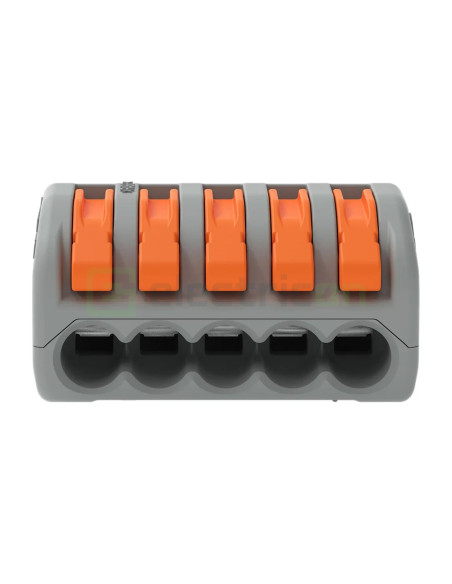 Conector Wago 4 mm² Clema de legatură pentru fir lițat, 5x0.08-4 mm², Wago, 222-415 – montaj rapid și sigur în aplicații electri
