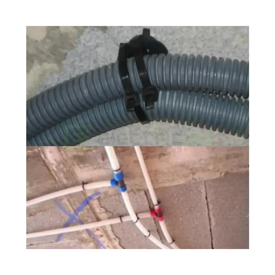 Suport bride plastic cu bridă preasamblată 4.8x286 mm, negru, Celo, 94TBBL