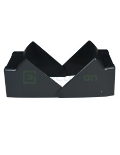 Colț interior Tehalit, GBD50085, PVC, 56x85, RAL9011, Hager, GBD5008549011 - Electricon.ro 2