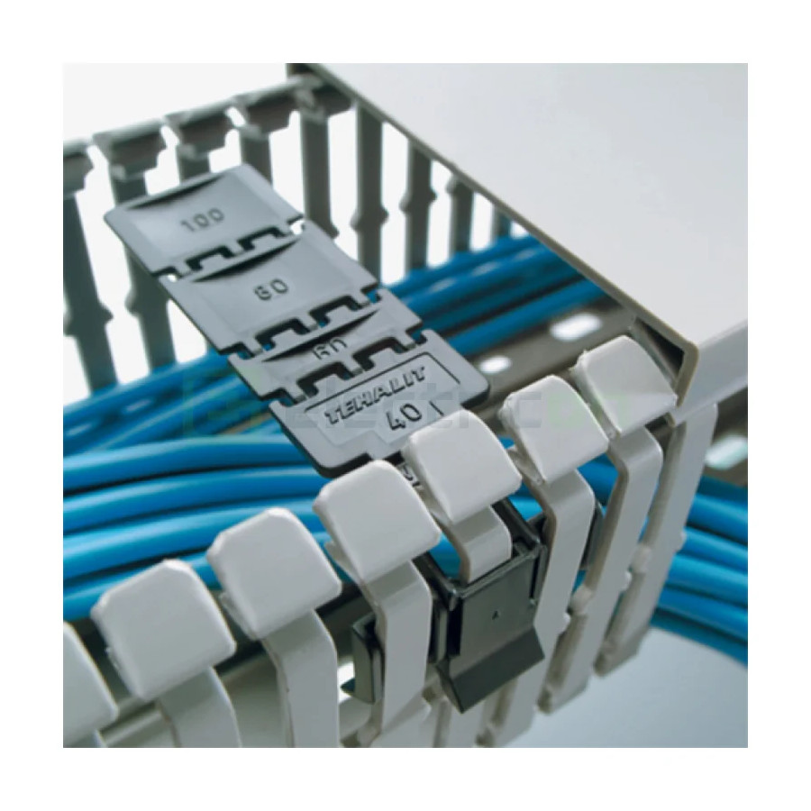 Clema din polistiren pentru prindere cablu, accesoriu pentru canal , 40 mm, Hager, BA7CLIP - Electricon.ro