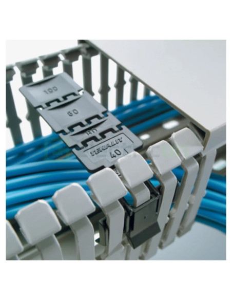 Clema din polistiren pentru prindere cablu, accesoriu pentru canal , 40 mm, Hager, BA7CLIP - Electricon.ro