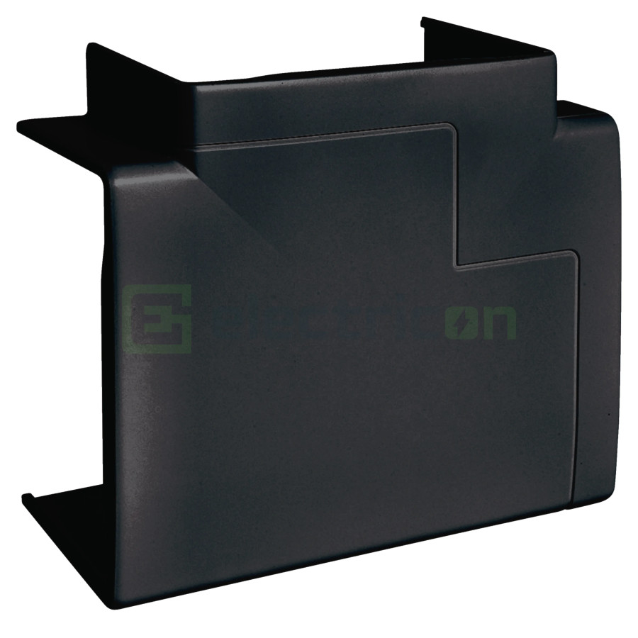 Piesă T GBD50085, 50x85, PVC, RAL9011, Hager, GBD5008589011 - Electricon.ro