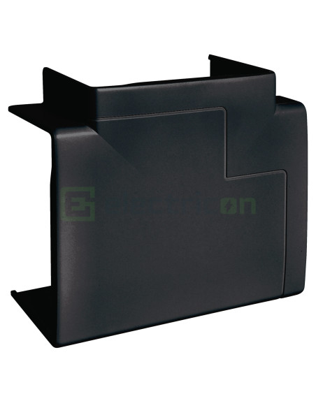 Piesă T GBD50085, 50x85, PVC, RAL9011, Hager, GBD5008589011 - Electricon.ro