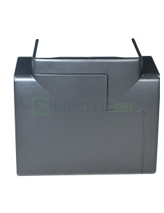 Piesă T GBD50085, 50x85, PVC, RAL9011, Hager, GBD5008589011 - Electricon.ro 2