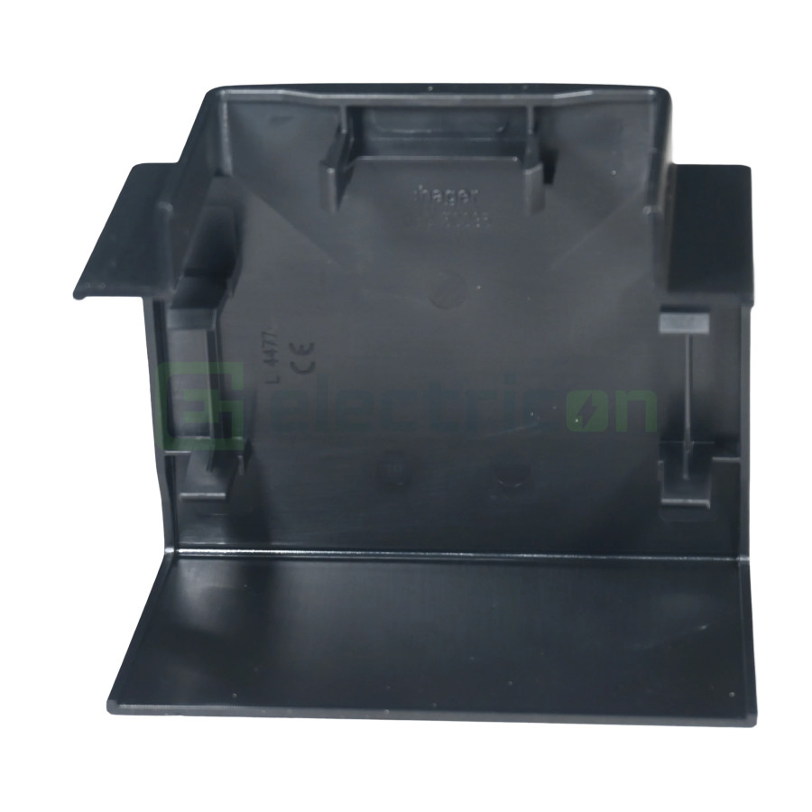 Piesă T GBD50085, 50x85, PVC, RAL9011, Hager, GBD5008589011 - Electricon.ro