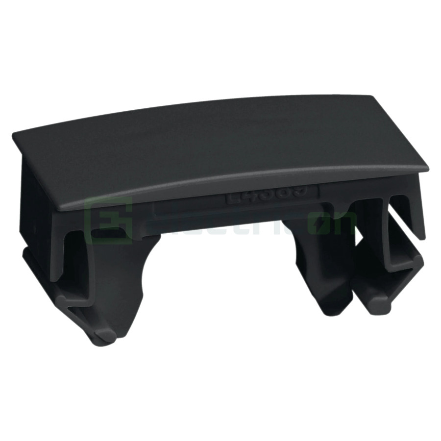 Piesă de îmbinare capac, GBD, 45 mm, PVC, RAL9011, Hager, GBDCLIP9011 - Electricon.ro