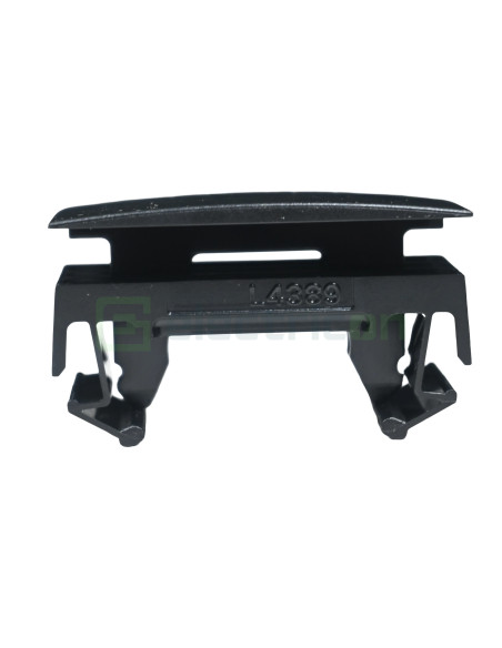 Piesă de îmbinare capac, GBD, 45 mm, PVC, RAL9011, Hager, GBDCLIP9011 - Electricon.ro